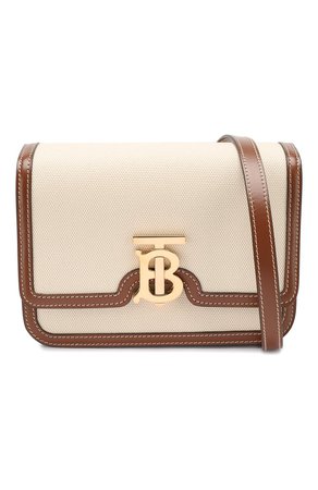 Женская бежевая сумка tb bag small BURBERRY — купить за 119000 руб. в интернет-магазине ЦУМ, арт. 8014640