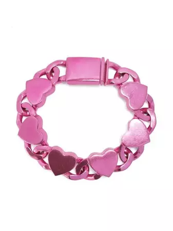 Natasha Zinko Heart Chain Bracelet - Farfetch