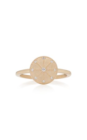 With Love Darling Energy 14K Gold Diamond Ring