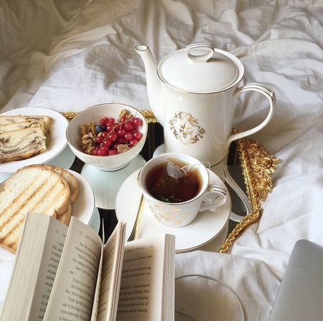 breakfast in bed aesthetic - Google Search