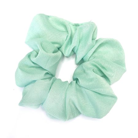 Mint green scrunchie