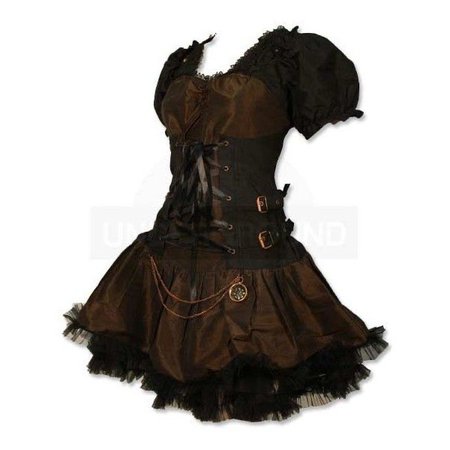 Brown Steampunk Lolita Dress
