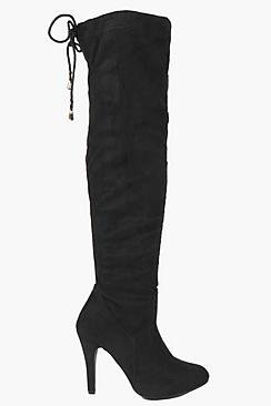Isla Stretch Over Knee Pointed Boots