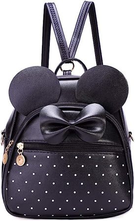 Amazon.com: KL928 Girls Bowknot Polka Dot Cute Mini Backpack Small Daypacks Convertible Shoulder Bag Purse for Women : Clothing, Shoes & Jewelry