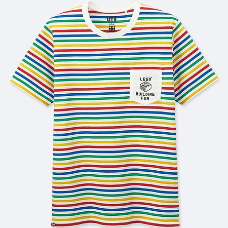 Uniqlo Lego Primary Colors Striped Shirt