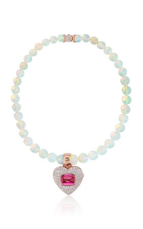 18k Rose Gold Cinderella Necklace By Emily P. Wheeler | Moda Operandi