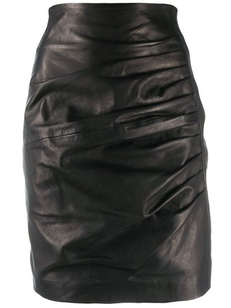 P.A.R.O.S.H. Drape Detail Skirt - Farfetch
