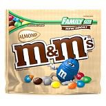 M&M's Almond Family Size Chocolate Candies - 15.9oz : Target