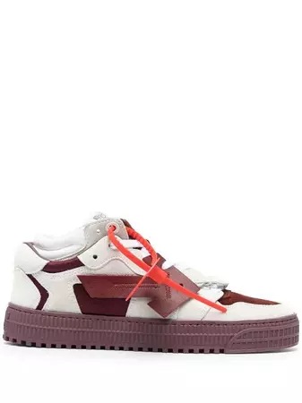 Off-White Arrows Patch Mid Sneakers - Farfetch