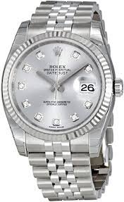 rolex silver watch - Google Search