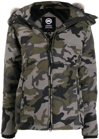 Chelsea camouflage print parka