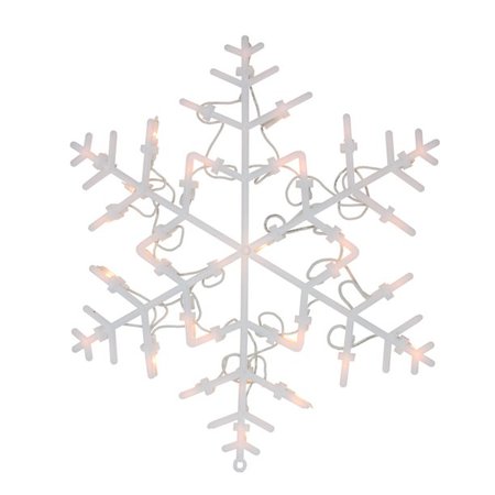 13.5" Lighted Snowflake Christmas Window Silhouette Decoration - Walmart.com - Walmart.com