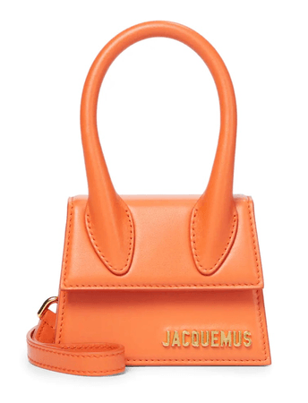 orange jaquemus bag
