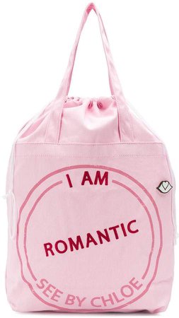 I Am Romantic tote bag