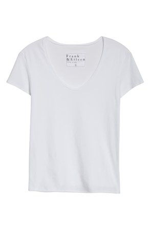 Frank & Eileen Essential Scoop Neck T-Shirt | white