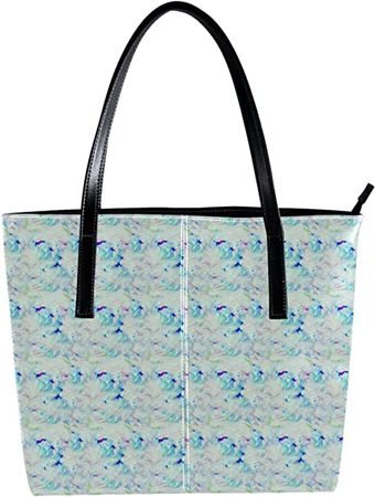 Amazon.com: RODAILYCAY Leather Handbag for Women Large Capacity Top Handle Satchel Bucket Purses Shoulder Bag Antique Pattern Printing : Clothing, Shoes & Jewelry