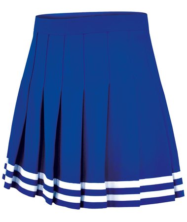Omni Cheer Chasse Knife Pleat Skirt in Blue