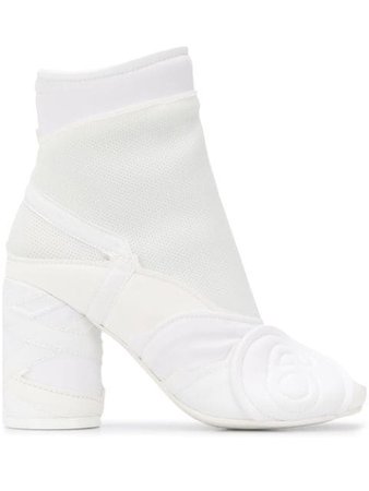 Mm6 Maison Margiela Padded Ankle Boots S40WU0193P3287 White | Farfetch