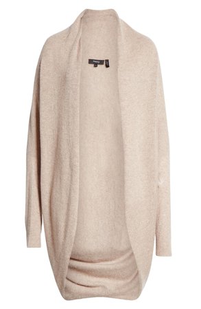 Theory Curved Hem Cashmere Cardigan | Nordstrom