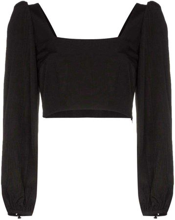 Racil square-neck cropped top