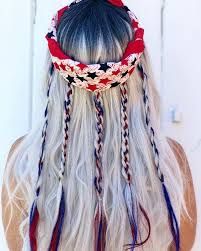 4th of july themed hair - Google Search