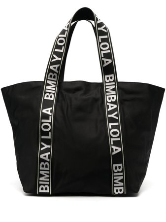 Bimba y Lola logo-print Straps Nylon Tote Bags - Farfetch