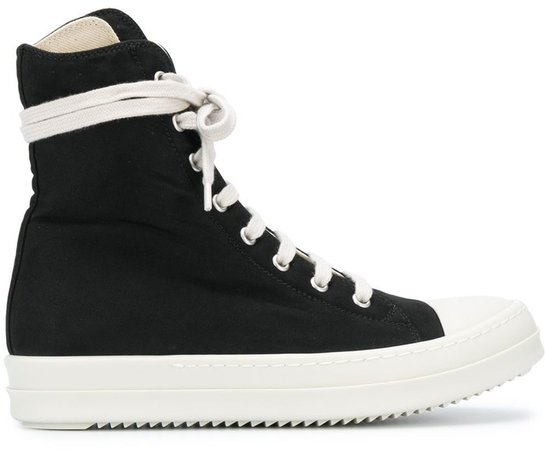 Canvas High-Top Sneakers