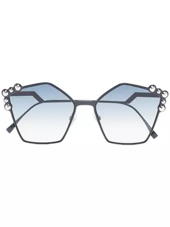 Fendi Eyewear blue Can I sunglasses £305 - Buy Online - Mobile Friendly, Fast Delivery