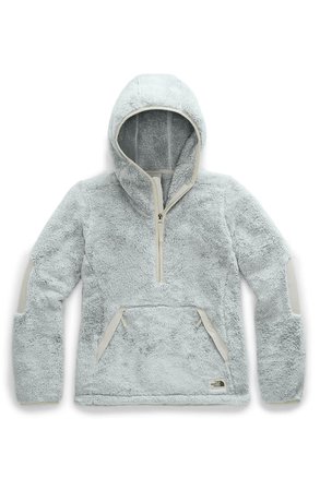 The North Face Campshire High Pile Fleece Pullover Hoodie grey