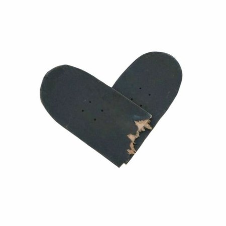 broken skateboard heart