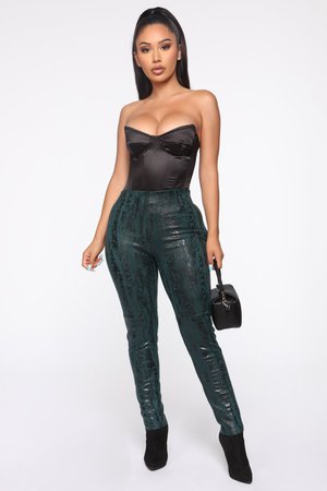 Worth It High Rise Suede Pants