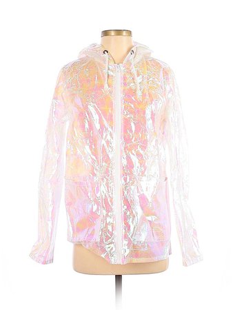 Missguided 100% Polyester Pink Windbreaker Size 2 - 66% off | thredUP