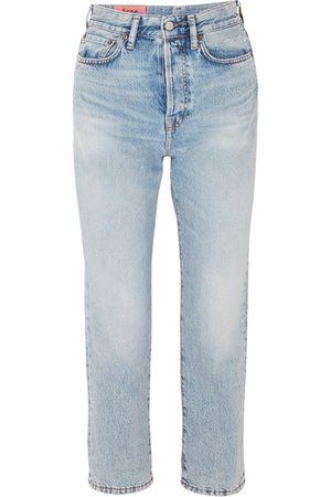 Acne Studios | Cropped high-rise straight-leg jeans | NET-A-PORTER.COM