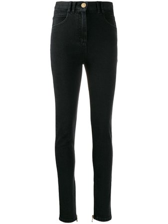 Balmain high-waist skinny jeans £504 - Shop Online. Same Day Delivery in London