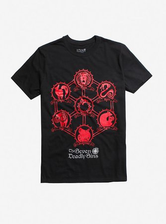 The Seven Deadly Sins Beast Symbols T-Shirt