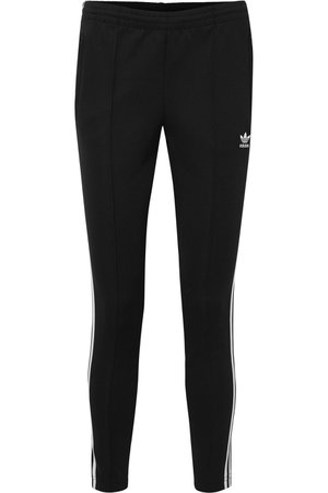 adidas Originals | Striped stretch-jersey track pants | NET-A-PORTER.COM
