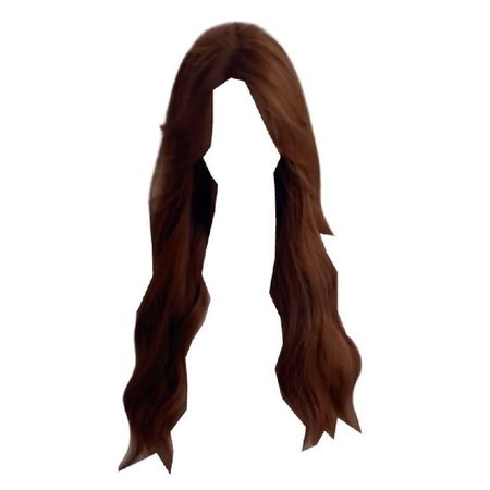 long wavy red brown hair