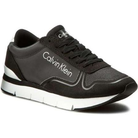 Nice Women - Calvin Klein Jeans Tori Re9382 Black/Black Sneakers Online US Wholesale Price