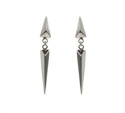 Mimi & Marge Sterling Silver Double Pyramid Earrings