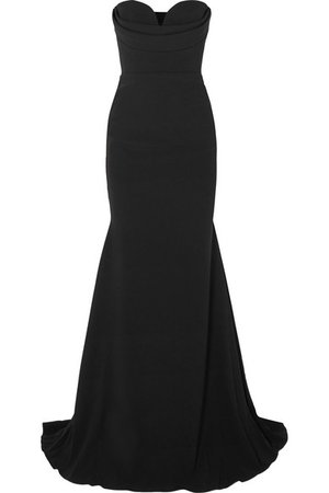 Alex Perry | Ayer strapless crepe gown | NET-A-PORTER.COM