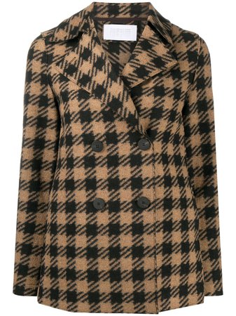 Harris Wharf London Checked double-breasted Jacket - Farfetch