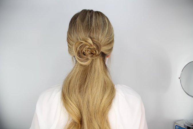 Step 4 | This Pretty DIY Proves the Ponytail Is Anything but Basic | POPSUGAR Beauty UK Photo 5