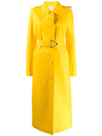 Bottega Veneta Long Belted Raincoat - Farfetch