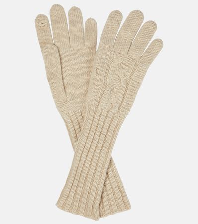 My Gloves To Touch Cashmere Gloves in Beige - Loro Piana | Mytheresa