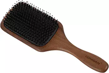 maple wood hair brush