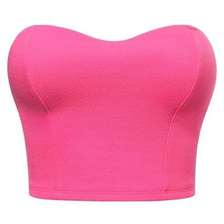 Pink Strapless Top