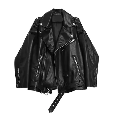 Come As You Are Grunge Leather Jacket | GRUNGE CLOTHING – Boogzel Clothing