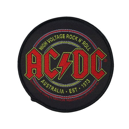AC/DC ACDC High Voltage Rock & Roll Circular Logo Patch Band | Etsy
