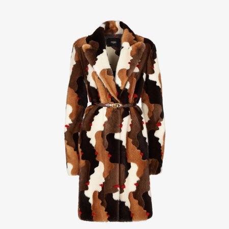 Coat - Multicolour mink coat | Fendi