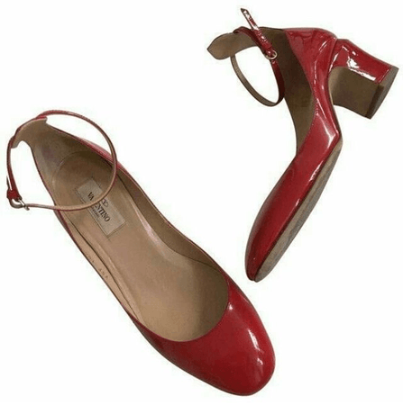 valentino red kitten heels